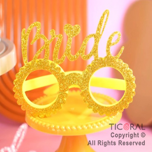 ANTEOJO GLITTER BRIDE ORO X 1